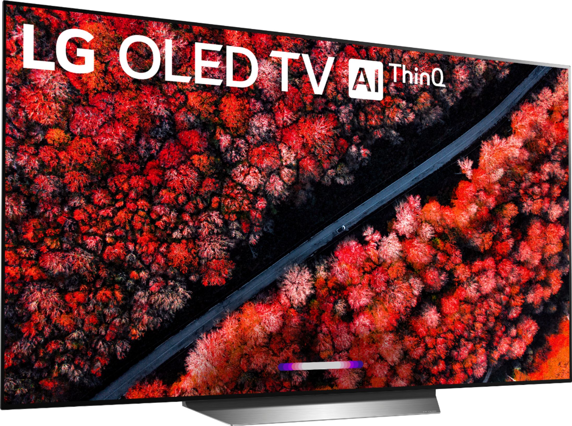 Angle View: LG - 77" Class C9 Series OLED 4K UHD Smart webOS TV