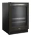 Left. Whirlpool - 14-Bottle Dual Zone Wine Refrigerator - Black Stainless Steel.