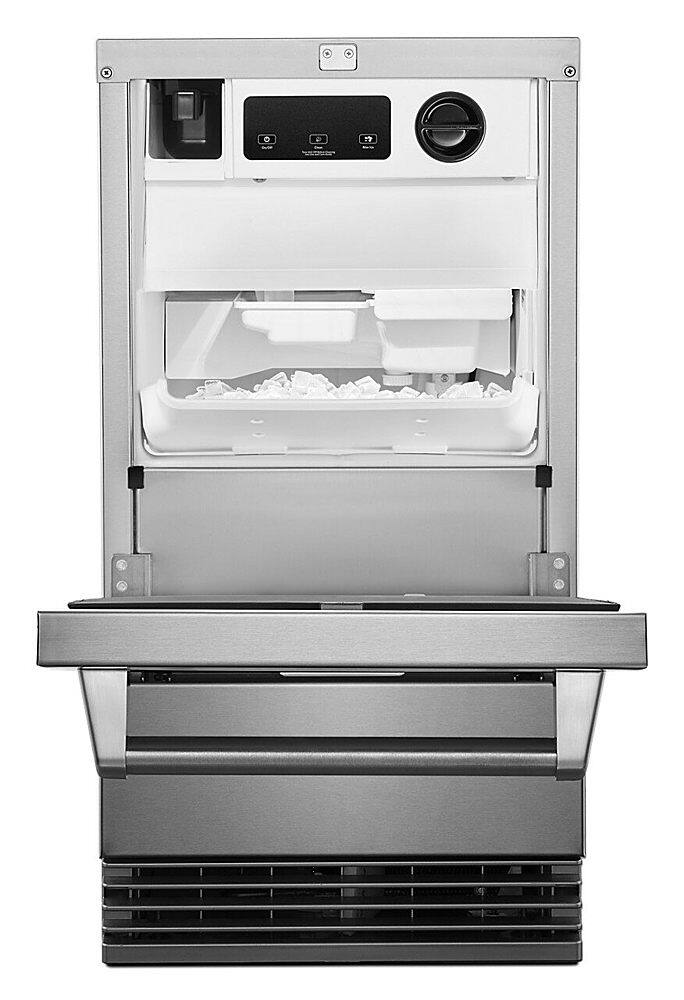 Best Buy KitchenAid 18" 29.1Lb. Freestanding Icemaker Stainless Steel