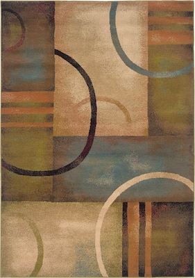 Noble House - Newtown Geometric 7'10" x 10' Rug - Brown/Gold