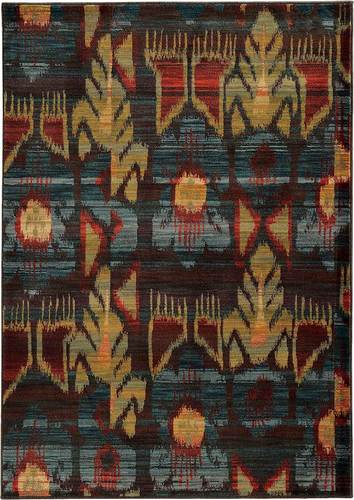 Noble House - Caprock Abstract 7'10" x 10'10" Rug - Charcoal