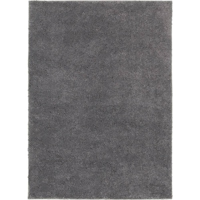 Noble House - Tipton Casual Shag 5'3" x 7'3" Rug - Gray