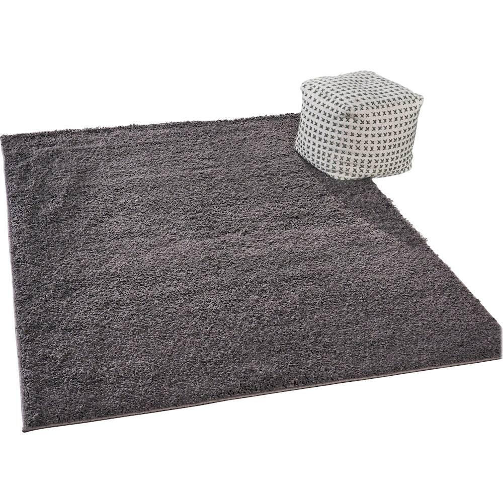 Best Buy Noble House Tipton Casual Shag 7'10" x 10' Rug Gray 306169