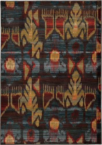Noble House - Caprock Abstract 5'3" x 7'6" Rug - Charcoal