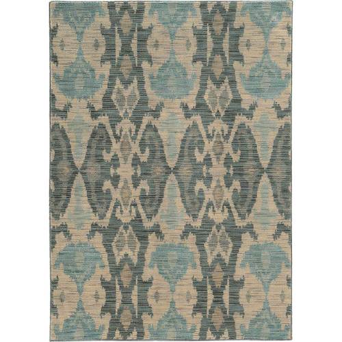 Noble House - Newman Patterned 7'10" x 10'10" Rug - Ivory