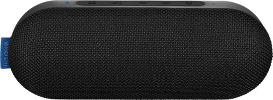 Front Zoom. Insignia™ - Sonic Portable Bluetooth Speaker - Black.