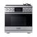 Front. Dacor - Contemporary 5.4 Cu. Ft. Self-Cleaning Freestanding Gas Convection Range with 6 burners, Liquid Propane Convertible - Silver Stainless Steel.