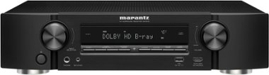 Marantz - NR1510 NR 5.2-Ch. Bluetooth Capable With HEOS 4K Ultra HD HDR Compatible A/V Home Theater Receiver - Black - Front_Zoom