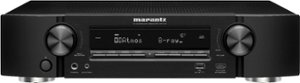 Marantz NR1710 – Slim 4K UHD 7.2 Channel AV Receiver, Immersive Movies, Music & Gaming, Wi-Fi, Bluetooth, HEOS + Alexa - Black - Front_Zoom