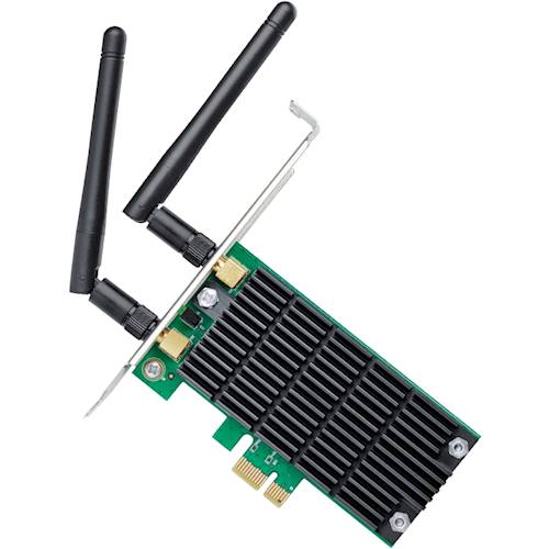 Mentor expand enter TP-Link Dual-Band Wireless-AC PCIe Network Card Black ARCHER T4E - Best Buy