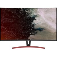Acer - Refurbished 31.5" LED Curved QHD FreeSync Monitor - Black - Front_Zoom