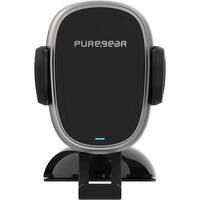 PureGear - AutoGrip 10W Qi Certified Wireless Charging Pad for iPhone®/Android - Black - Front_Zoom
