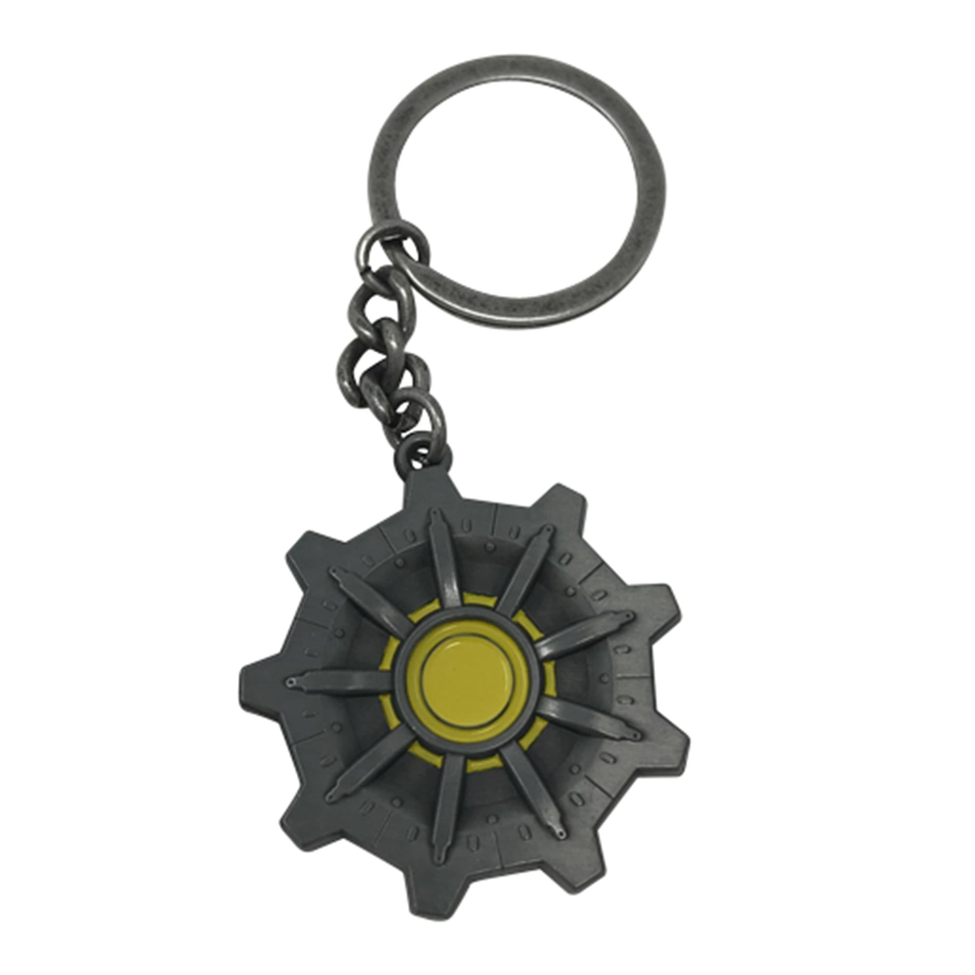 Front. Fallout - Fallout Limited Edition Vault Door Key Ring - Gold.