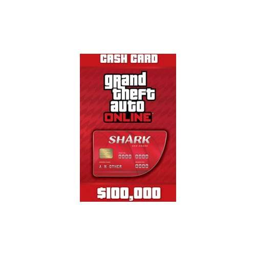 Front. Take 2 Interactive - Grand Theft Auto V $100000 Red Shark Cash Card - Windows.