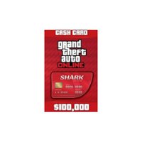 Grand Theft Auto V $100000 Red Shark Cash Card - Windows [Digital] - Front_Zoom