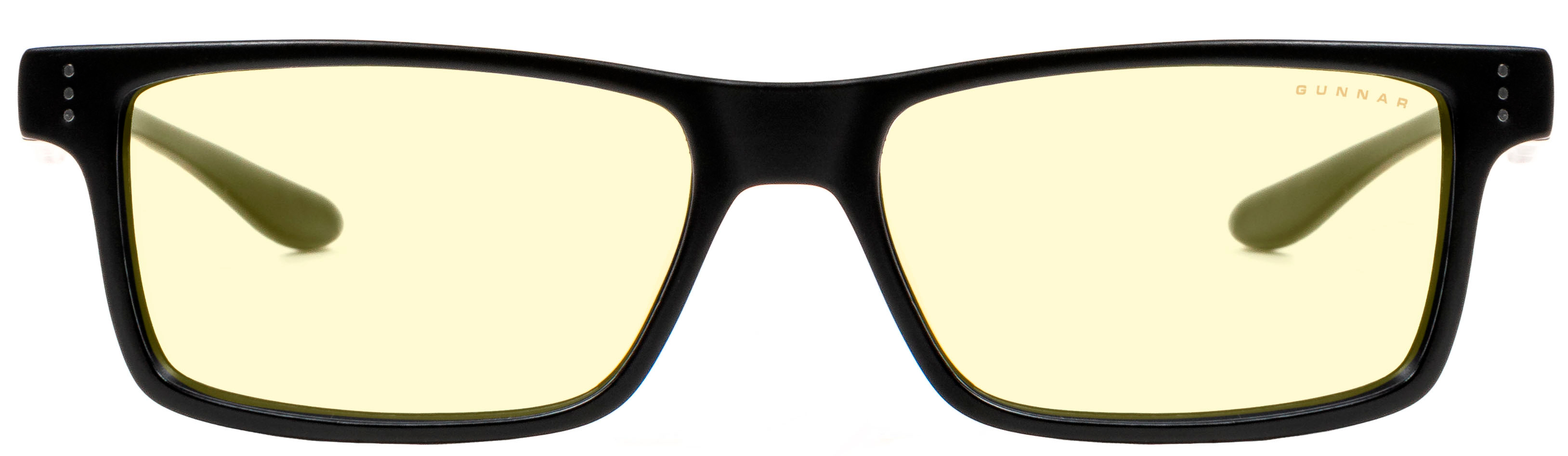 Angle View: GUNNAR - Blue Light Reading Glasses - Vertex +1.5 - Onyx