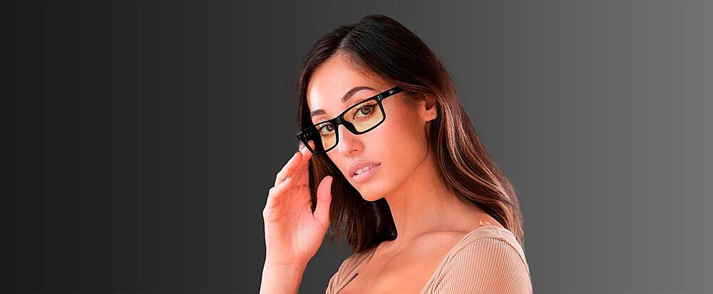 Alt View 13. GUNNAR - Blue Light Reading Glasses - Vertex +2.0 - Onyx.