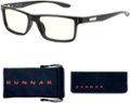Front Zoom. GUNNAR - Vertex Reading Glasses with Blue Light Reduction, Clear Lenses and +1.0 Magnification - Onyx.