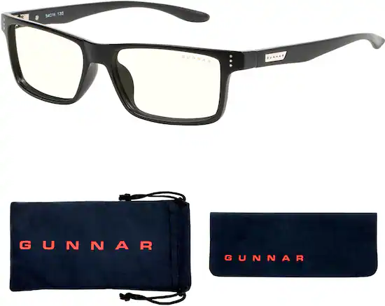 GUNNAR Blue Light Reading Glasses Vertex 1.0 Onyx VER 00109 1.0 Best Buy