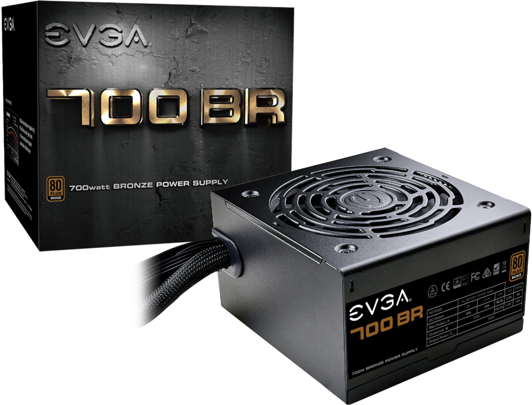 Best Buy: EVGA BR Series 700W ATX12V /EPS12V 80 Plus Power Supply