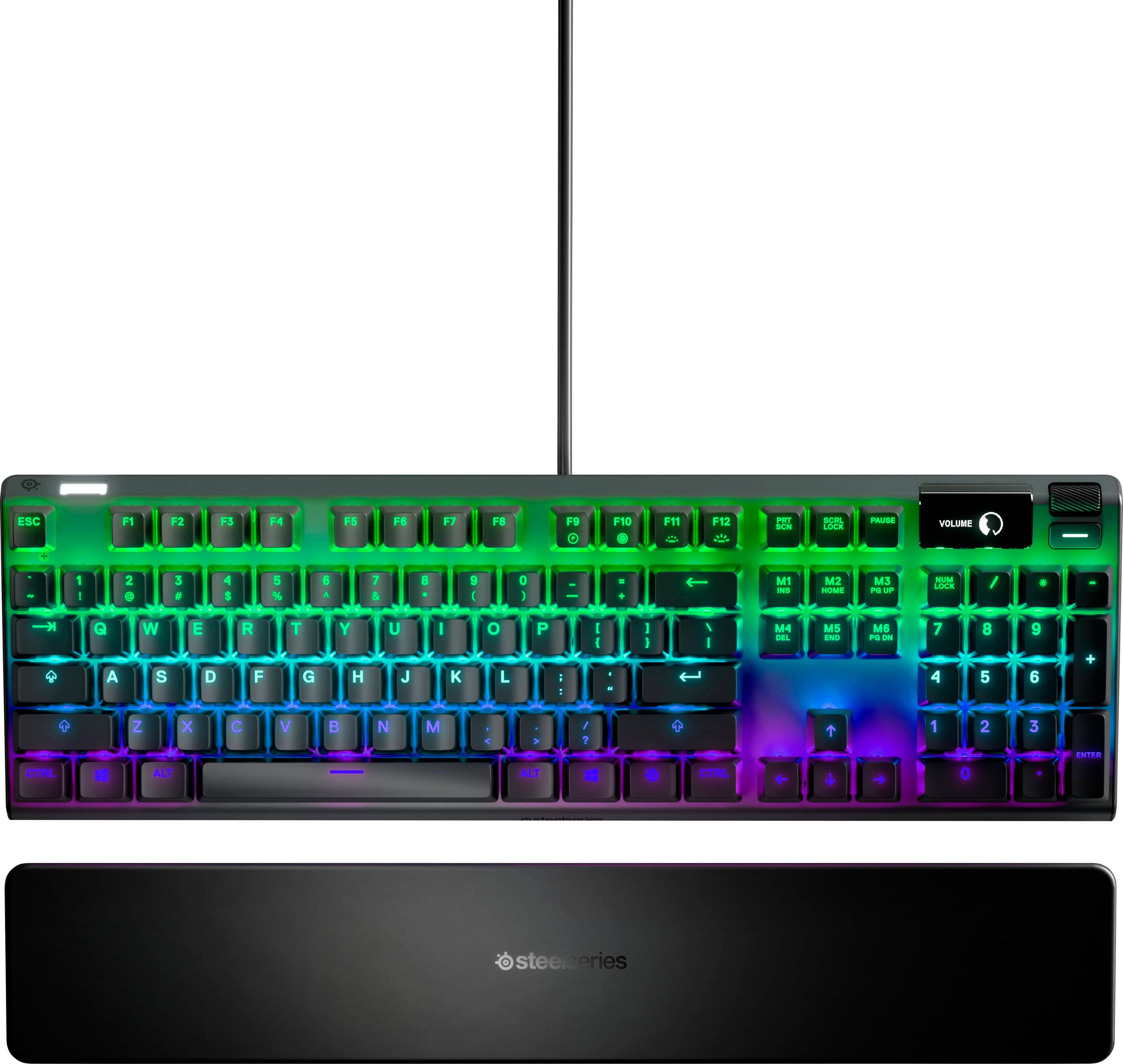 værdig Macadam af SteelSeries Apex Pro Full Size Wired Mechanical OmniPoint Adjustable  Actuation Switch Gaming Keyboard with RGB Backlighting Black 64626 - Best  Buy