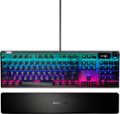 Left Zoom. SteelSeries - Apex 7 Full Size Wired Mechanical Red Linear Switch Gaming Keyboard with RGB Backlighting - Black.