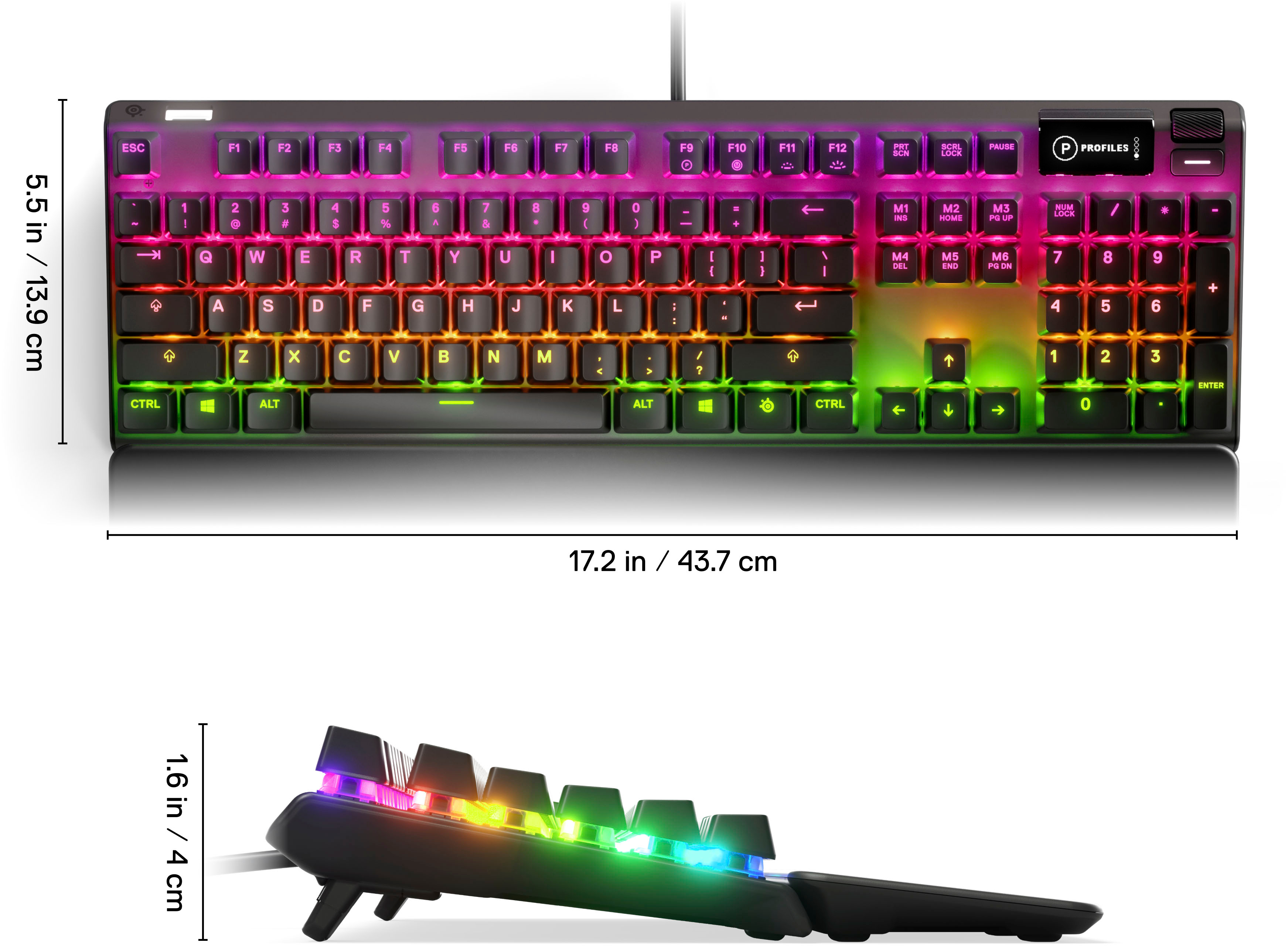 Steelseries Apex 7 TKL Mechanical Gaming Keyboard - Red, 78248869