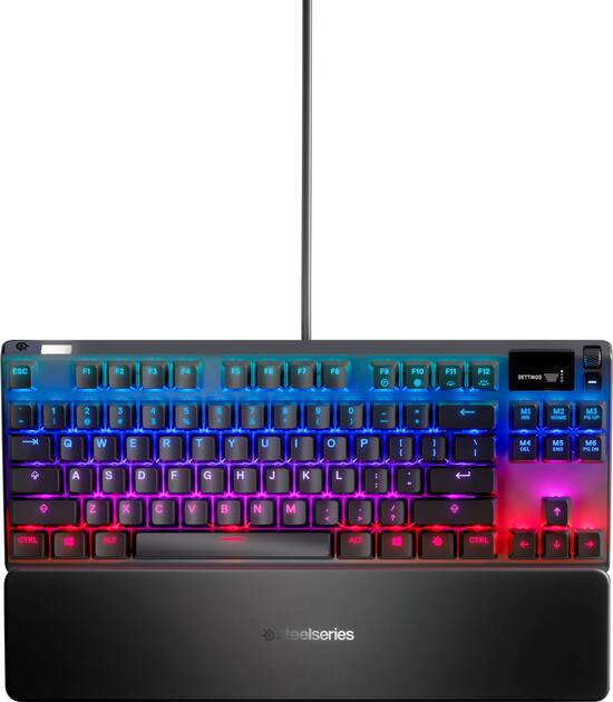 Steelseries Apex Pro Tkl Wired Mechanical Omnipoint Adjustable Actuation Switch Gaming Keyboard With Rgb Backlighting Black Best Buy Steelseries Apex Pro Tkl Wired Mechanical Omnipoint Adjustable Actuation Switch Gaming Keyboard With Rgb Backlighting Black Best Buy