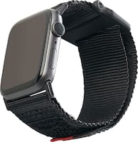 UAG - Active Nylon Watch Strap for Apple Watch® 42mm and 44mm - Black - Angle_Zoom