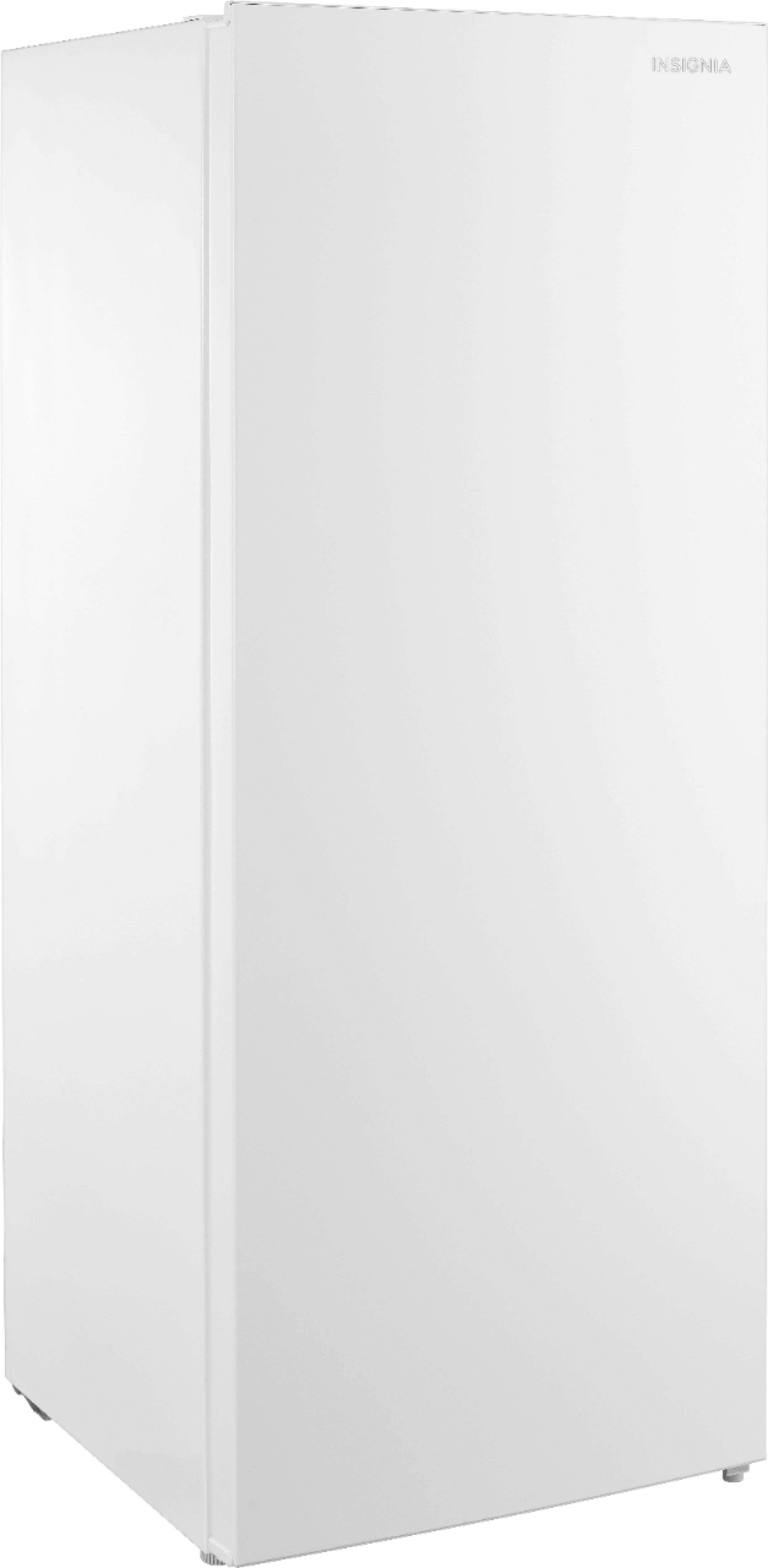 Angle. Insignia™ - 7 Cu. Ft. Garage Ready Upright Freezer - White.