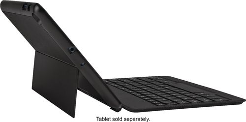 Samsung - Book Cover Keyboard Folio Case for Galaxy Tab A10.1 (2019) - Black was $99.9 now $53.99 (46.0% off)