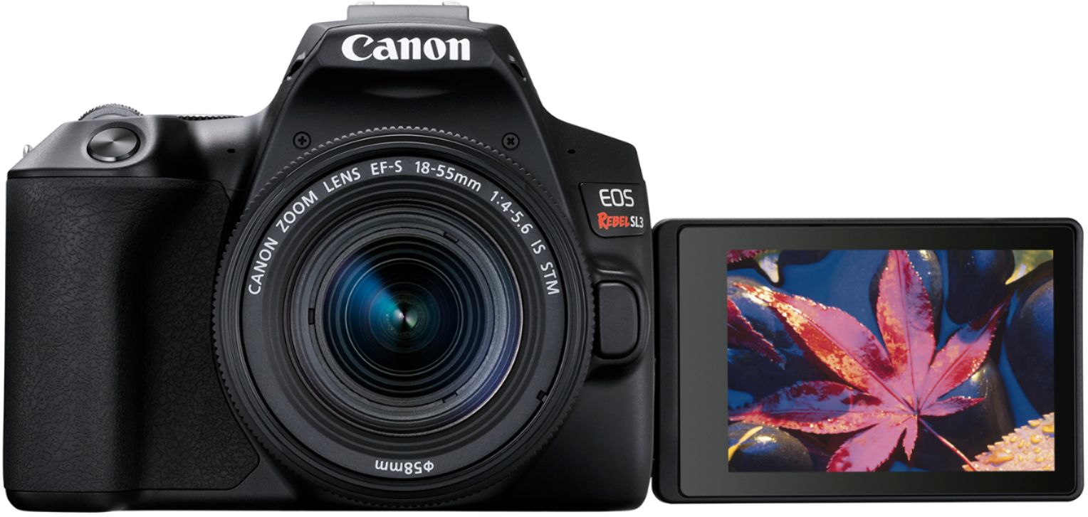 Canon EOS Rebel SL3 DSLR 4K Video Camera with EF-S 18-55mm IS STM