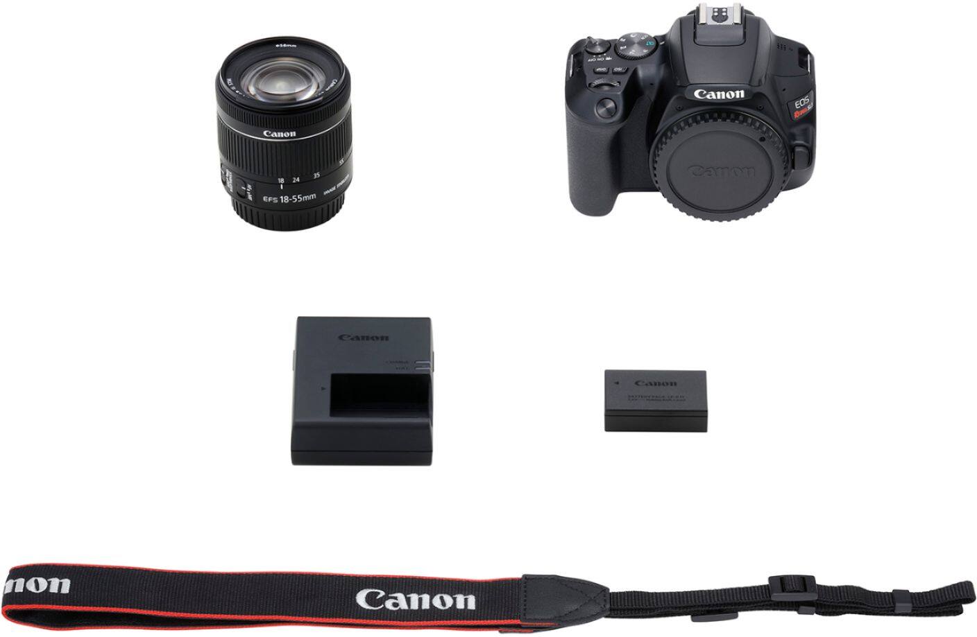 Alt View 12. Canon - EOS Rebel SL3 DSLR 4K Video Camera with EF-S 18-55mm IS STM Lens.