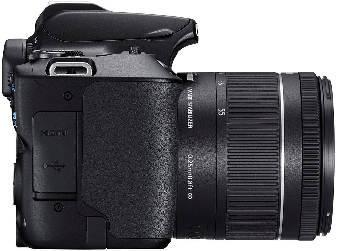Alt View 2. Canon - EOS Rebel SL3 DSLR 4K Video Camera with EF-S 18-55mm IS STM Lens.