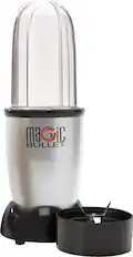 Front. Magic Bullet - Personal Blender - Silver.