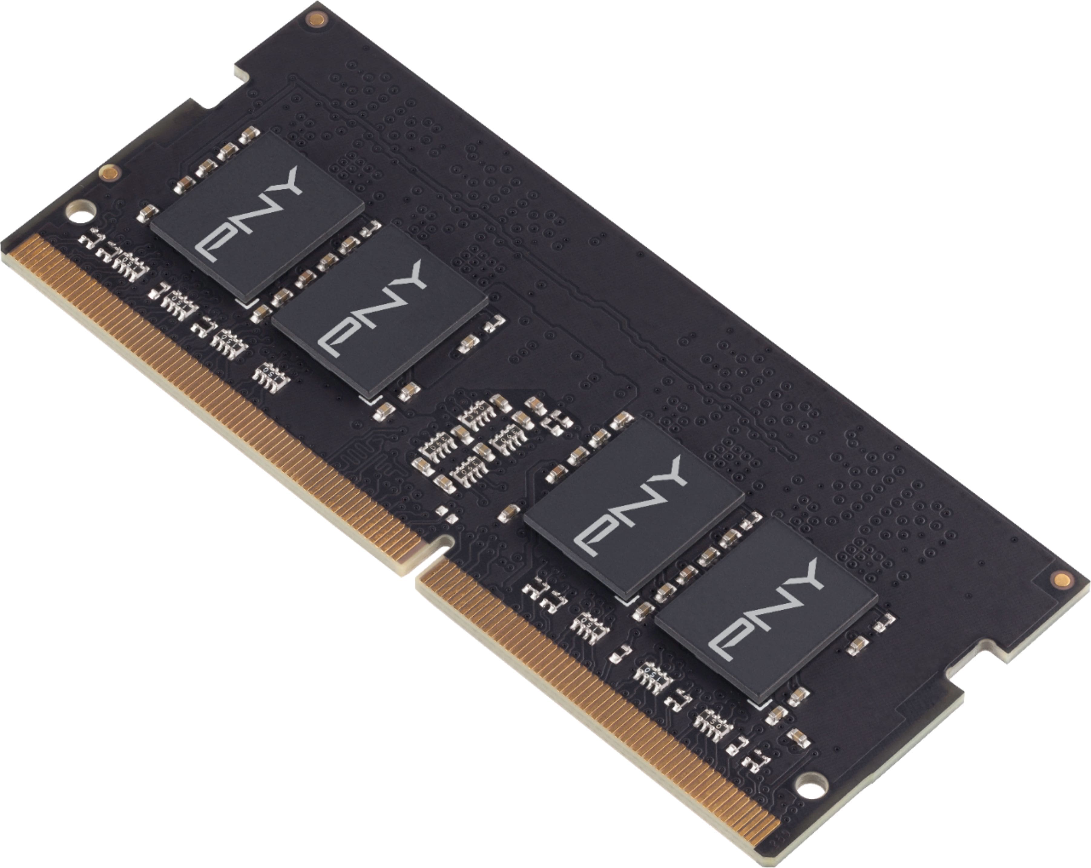Alt View 11. PNY - Performance 8GB 2400MHz DDR4 C17 SO-DIMM Notebook Memory - Black.