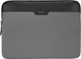 Targus - Newport Sleeve for 14" Laptop - Gray - Front_Zoom
