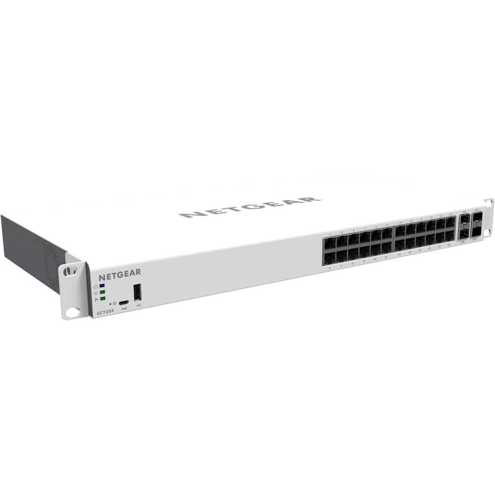 Best Buy: NETGEAR 28-Port 10/100/1000 Mbps Gigabit Ethernet Insight ...