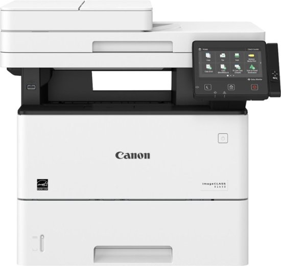 Front Zoom. Canon - imageCLASS D1650 Wireless Black-and-White All-In-One Laser Printer - White.