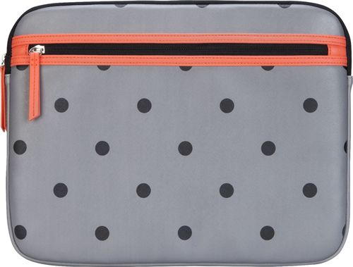 Targus - Sleeve for 14 Laptop - Polka Dots/Gray/Salmon was $29.99 now $11.99 (60.0% off)