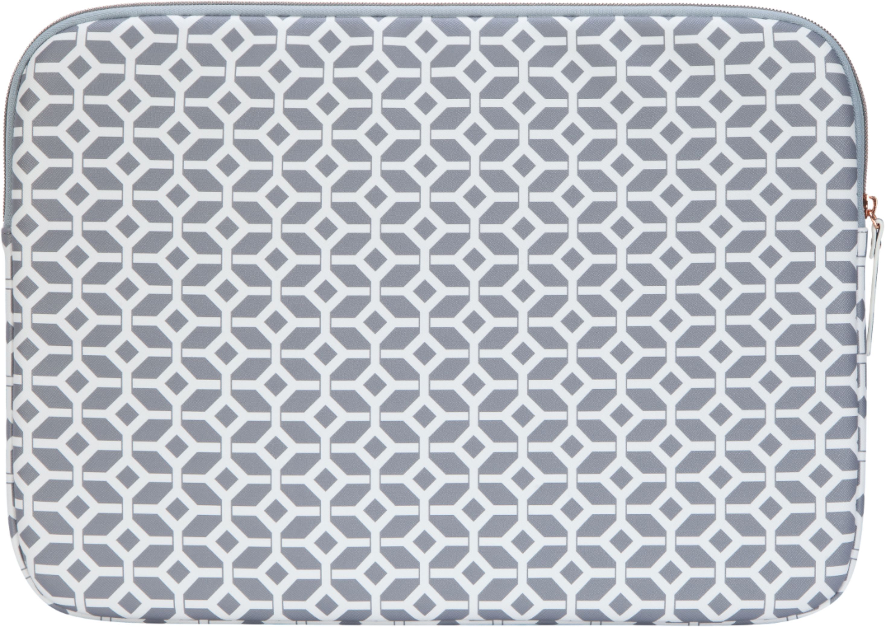 Targus - Sleeve for 15.6" Laptop - Gray/White/Geometric