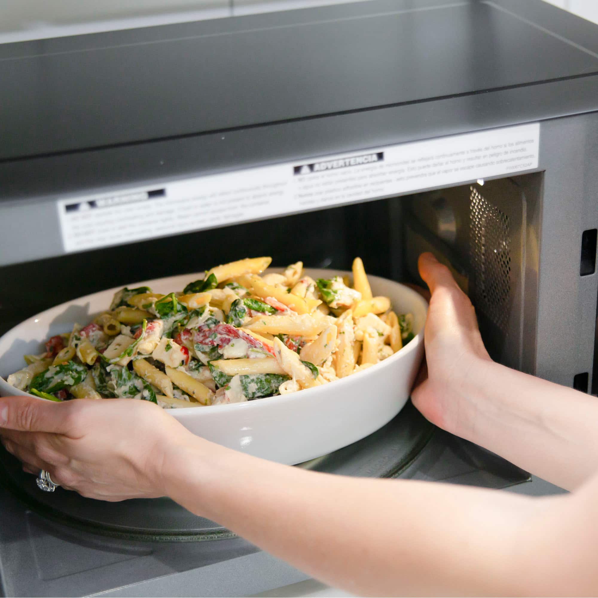 Alt View 13. Panasonic - 1.2 Cu. Ft. 1200 Watt SN66KB Microwave with Inverter and Genius Sensor - Black.