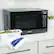 Alt View 11. Panasonic - 1.2 Cu. Ft. 1200 Watt SN66KB Microwave with Inverter and Genius Sensor - Black.