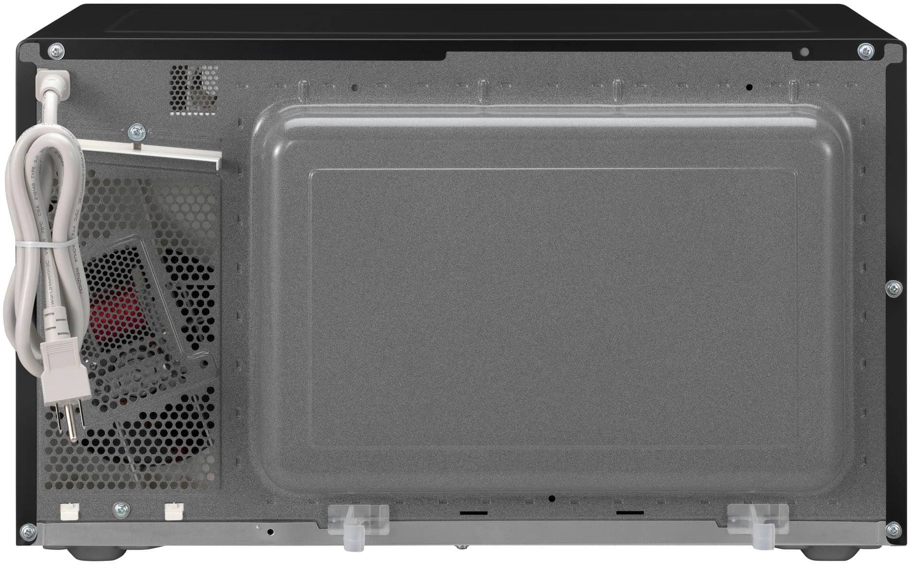 Alt View 17. Panasonic - 1.2 Cu. Ft. 1200 Watt SN66KB Microwave with Inverter and Genius Sensor - Black.