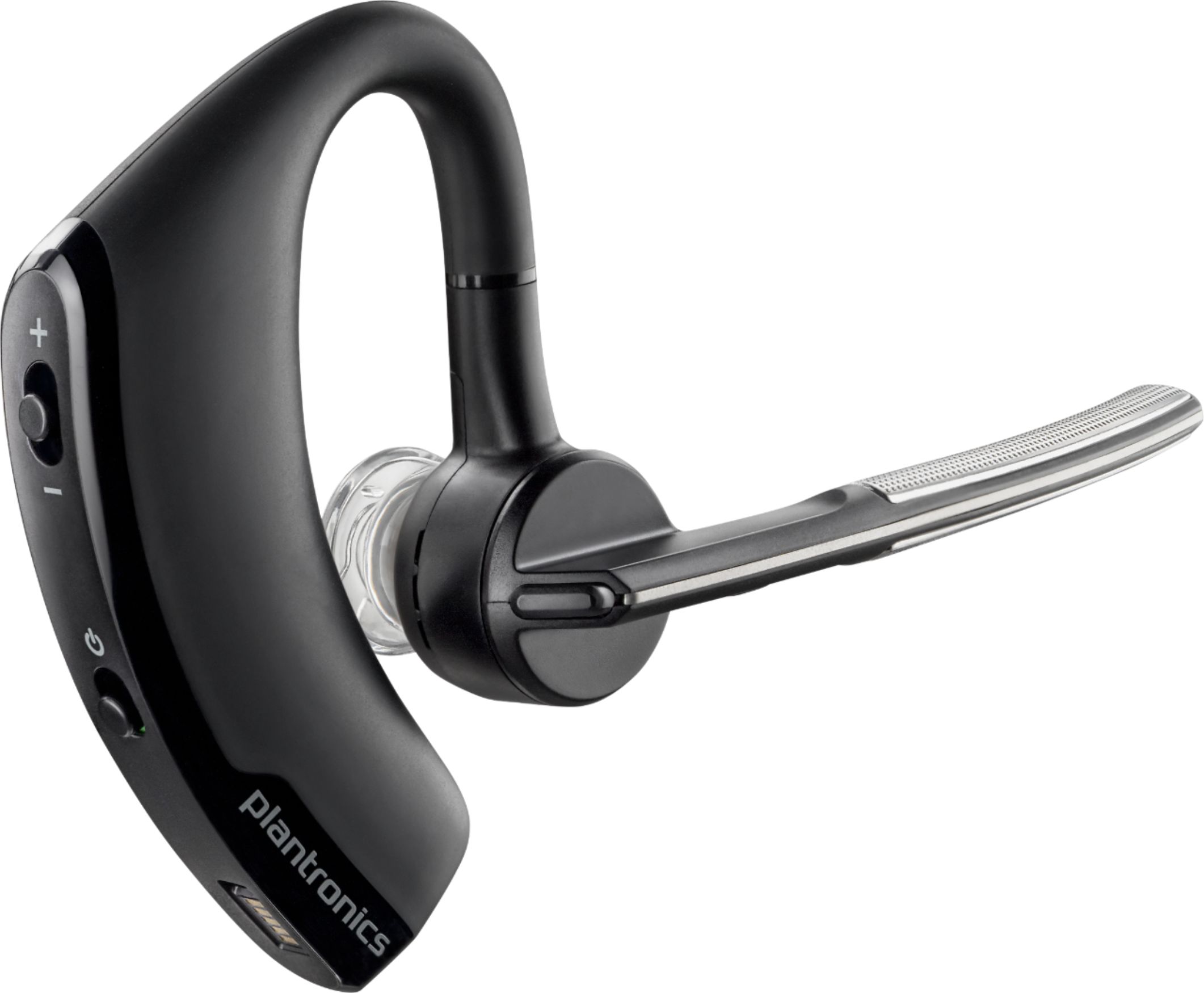 Angle View: Poly - formerly Plantronics - Voyager Legend Wireless Noise Cancelling Bluetooth Headset - Silver/Black