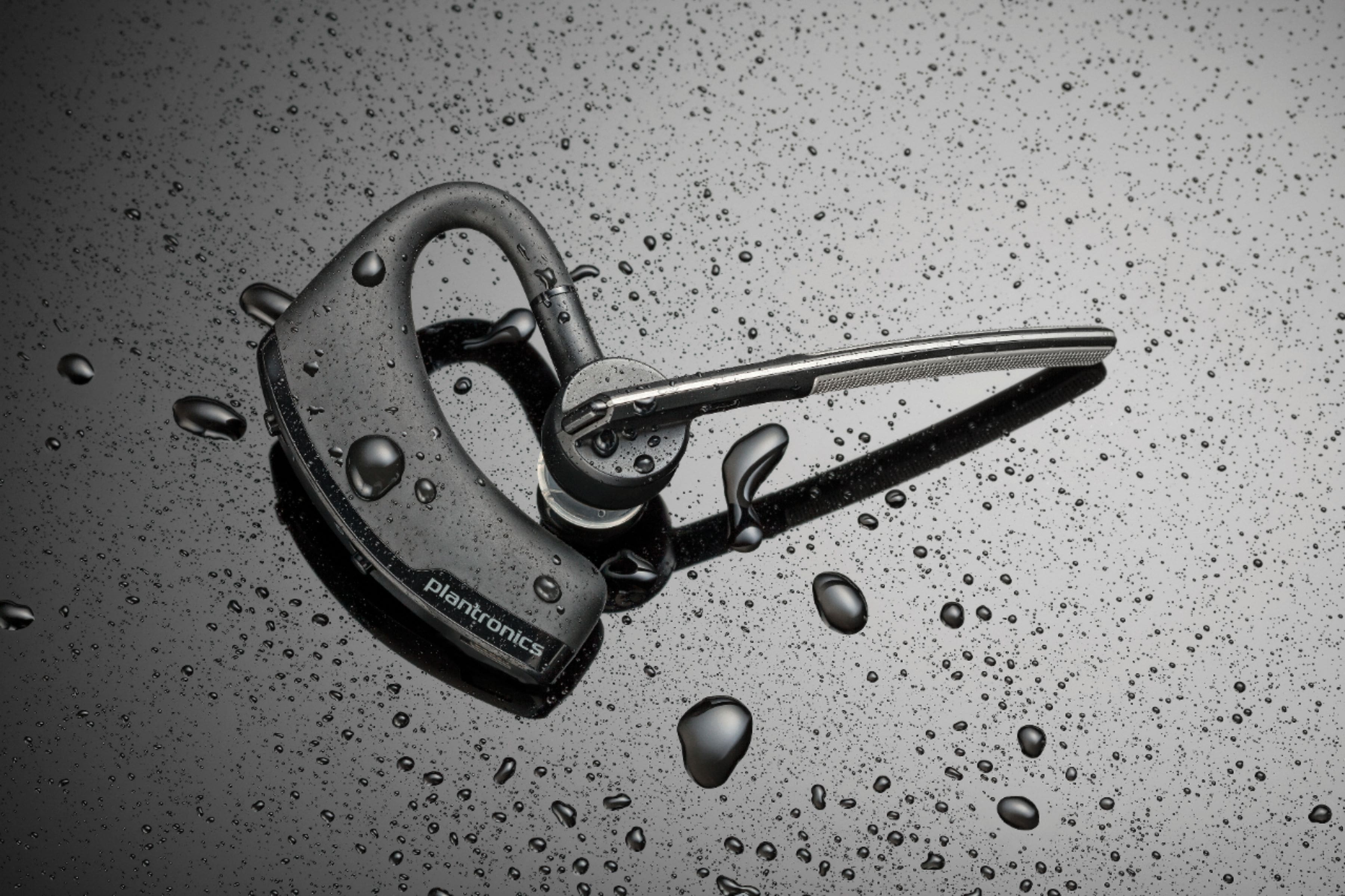 Alt View 12. Poly - formerly Plantronics - Voyager Legend Wireless Noise Cancelling Bluetooth Headset - Silver/Black.