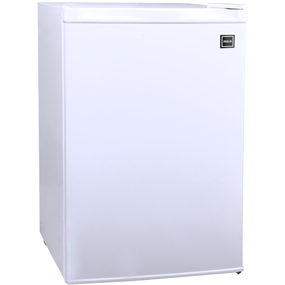 Left View: Viking - Professional 5 Series Quiet Cool 15.9 Cu. Ft. Upright Freezer with Interior Light - Frost white
