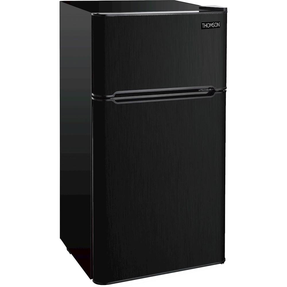 Angle View: Danby - 2.6 Cu. Ft. Mini Fridge - Stainless steel look
