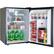 Left. RCA - 2.6 Cu. Ft. Mini Fridge - Stainless Steel.