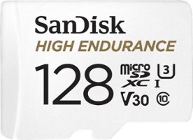 SanDisk - 128GB microSDXC High Endurance UHS-I Memory Card - Front_Zoom